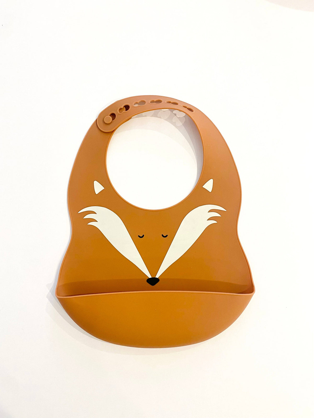 Animal bib: Bear - Beige