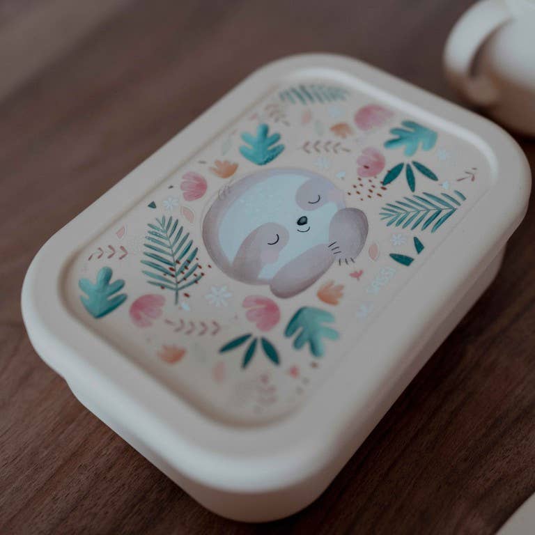 LFGB Silicone Lunch Box - Gnawy The Sloth