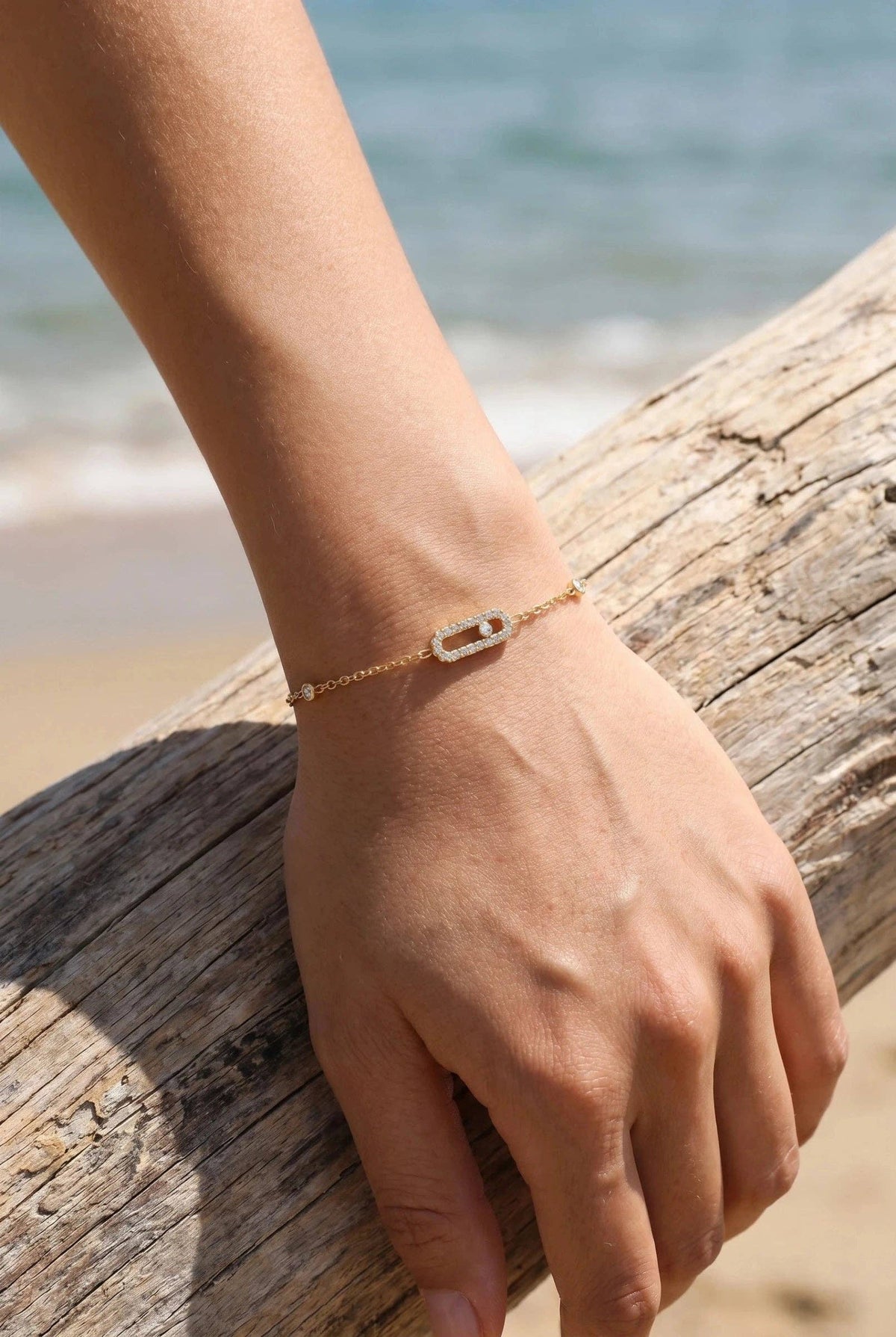 Stainless steel bracelets: GOLDEN