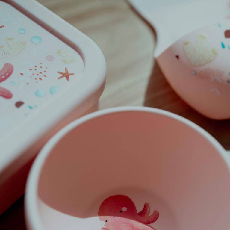 LFGB Silicone Lunch Box - Slurpy The Octopus