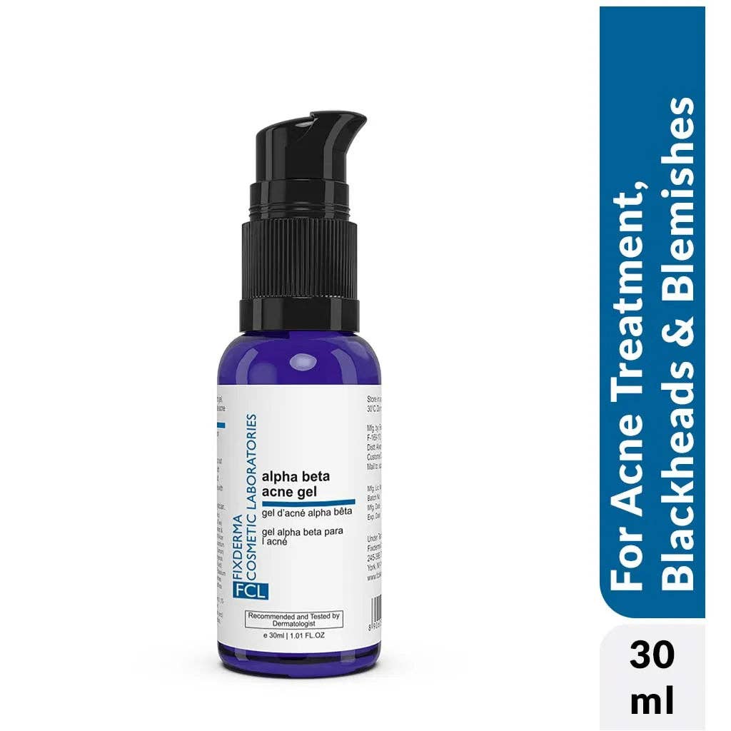 FCL Alpha Beta Acne Gel | 30 ml | Salicylic & Glycolic Acid – Clears Breakouts & Unclogs Pores