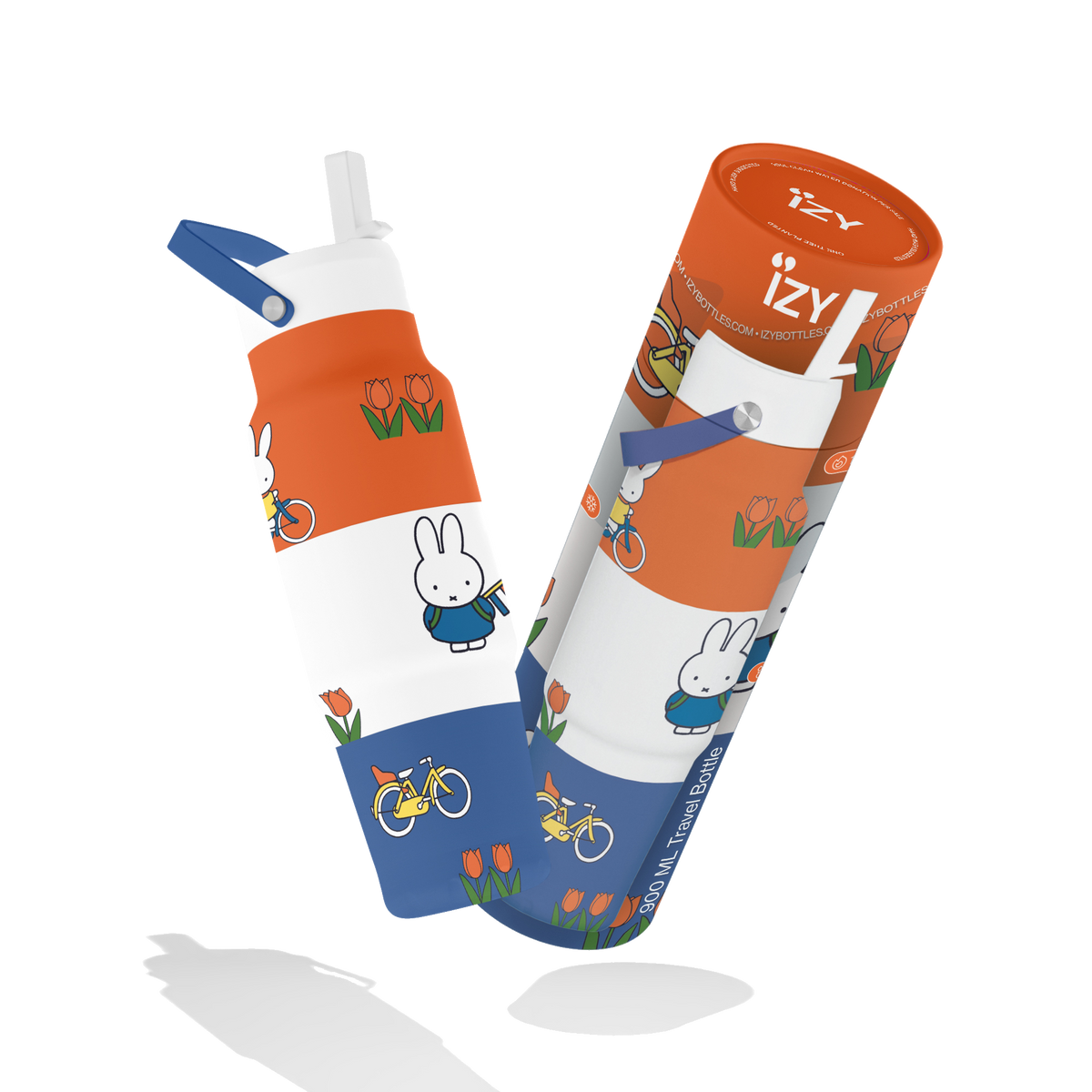 IZY Bottle 900ml x Miffy - Flag: Red, White & Blue
