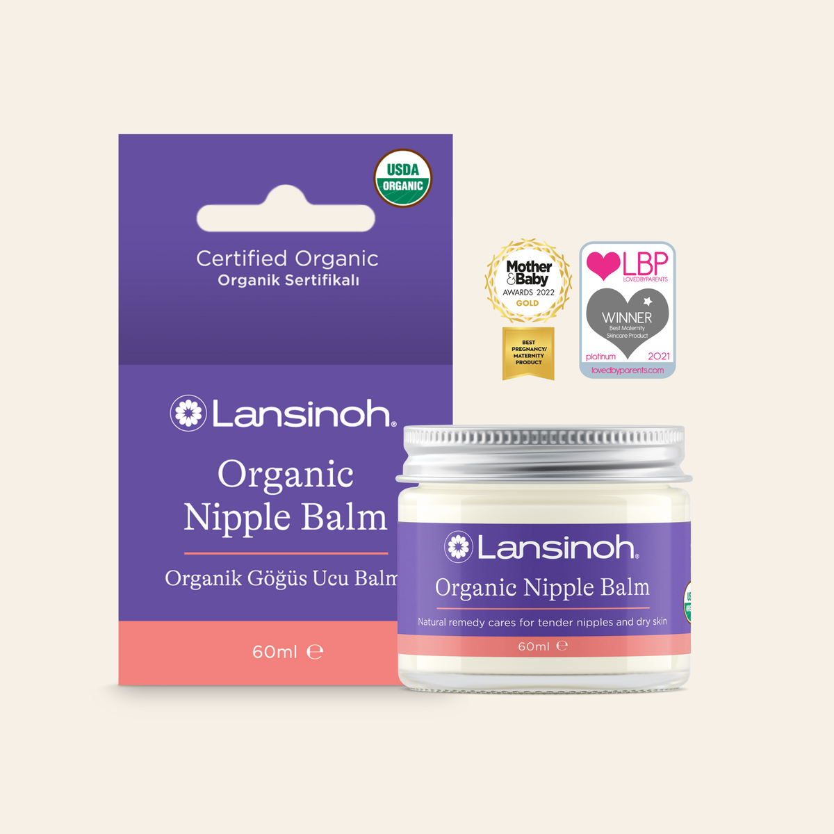 Lansinoh Organic Nipple Balm 60ml