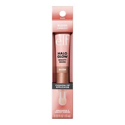 E.l.f. Halo Glow Blush Beauty Wand Candlelit 0.33 fl oz - New