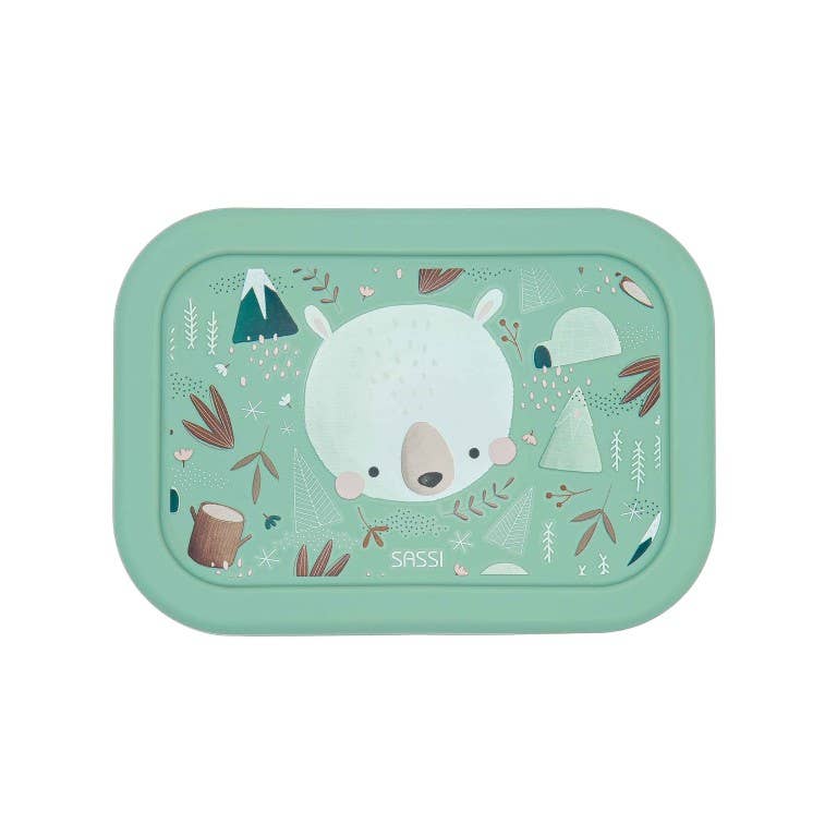 LFGB Silicone Lunch Box - Munchy The Bear