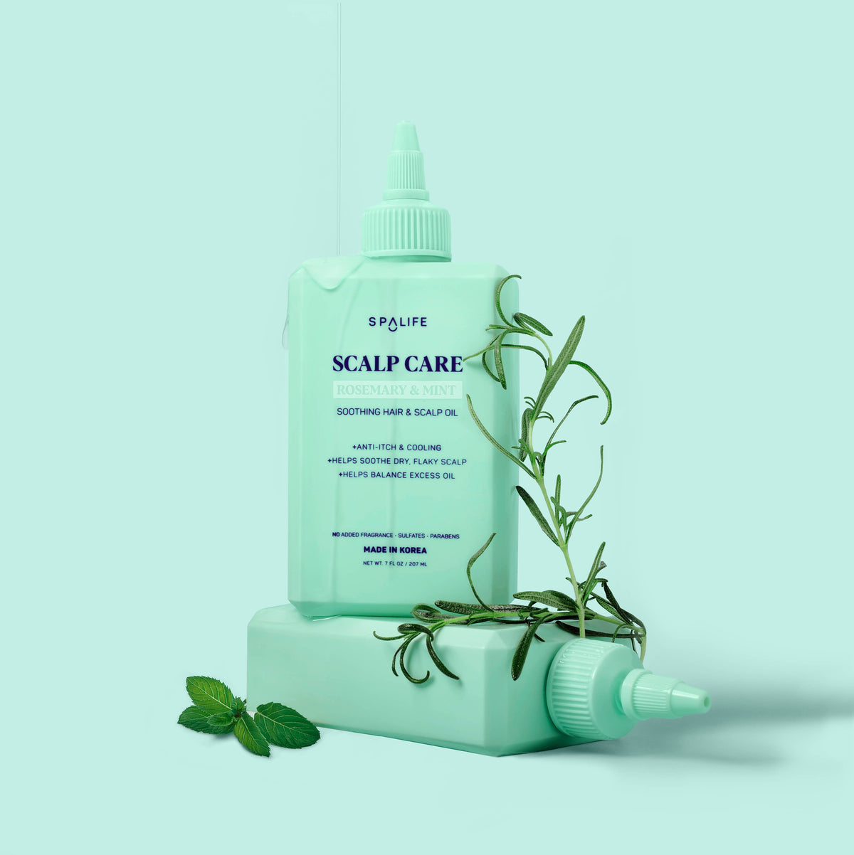 SpaLife Scalp Care Rosemary & Mint Soothing Hair & Scalp Oil