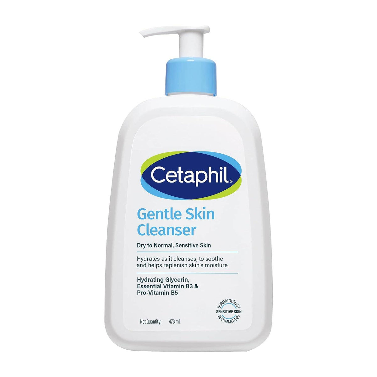 Cetaphil Paraben, Sulphate-Free Gentle Skin Hydrating Face Wash Cleanser with Niacinamide, Vitamin B5 for Dry to Normal, Sensitive Skin: 250 ml