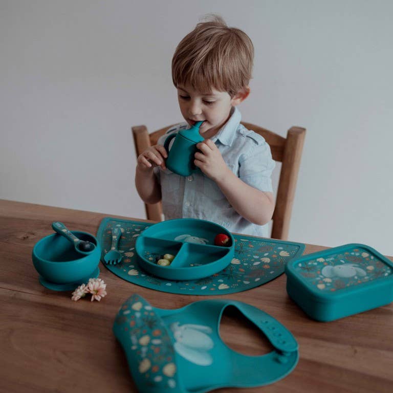 LFGB Silicone Lunch Box - Chewy The Elephant