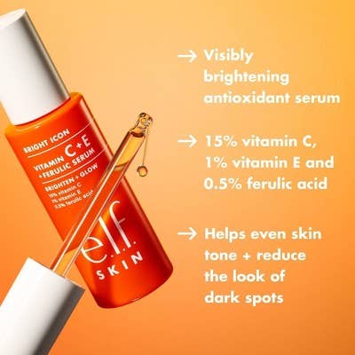 E.l.f. SKIN Bright Icon Vitamin C + E + Ferulic Face Serum 30ml