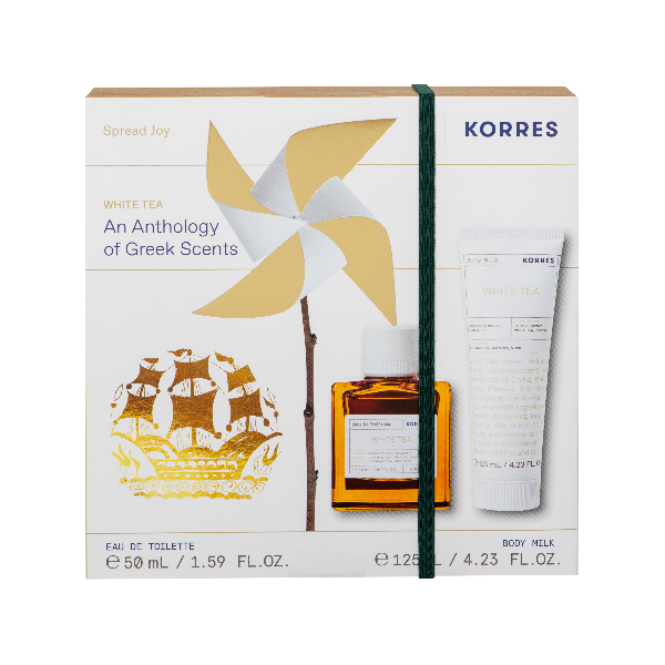 KORRES White Tea Eau de Toilette 50ml + Body Milk 125ml Set