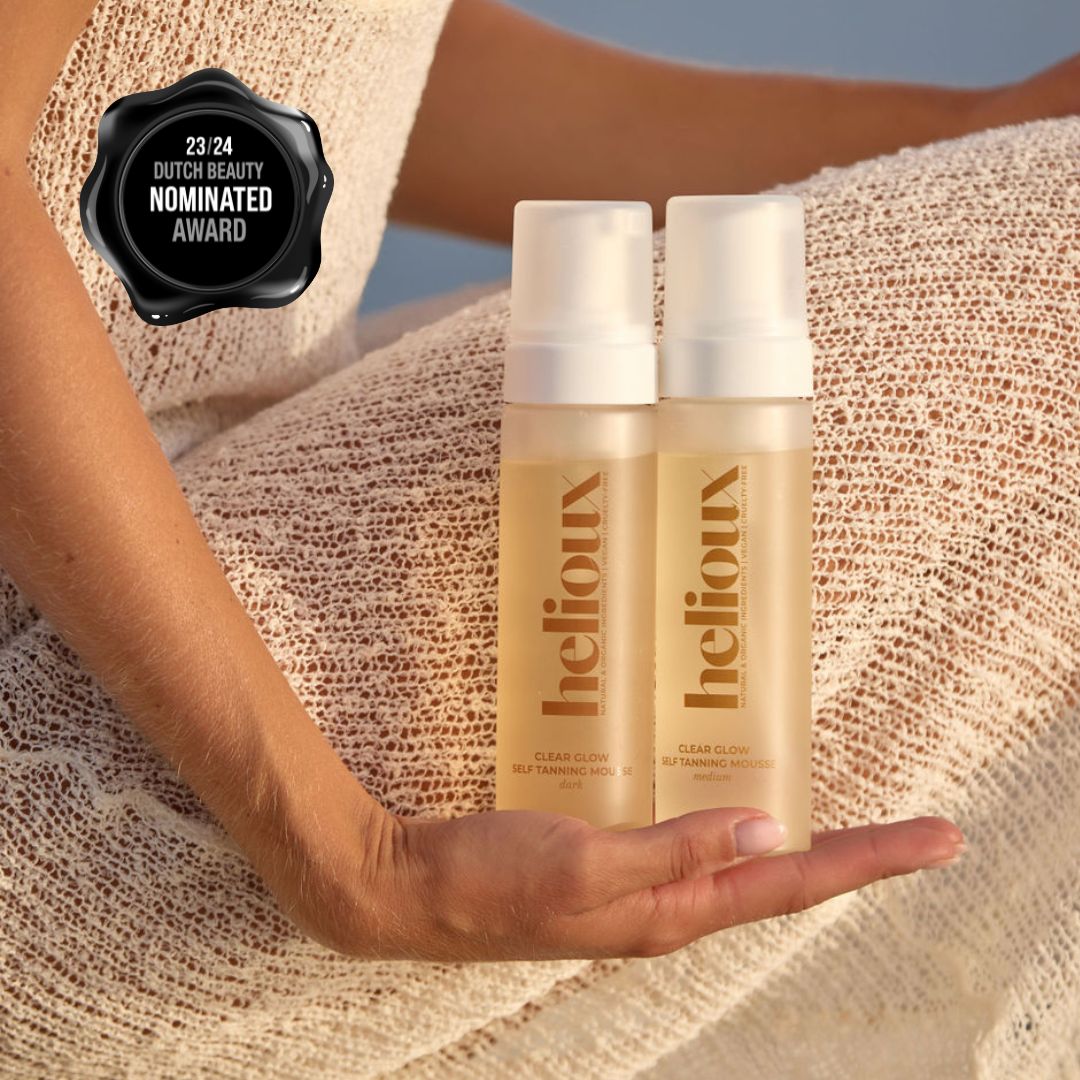 Helioux Self Tanning Mousse Transparent | Clear Glow Medium