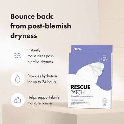 Hero Cosmetics Rescue Patch 6ct - New