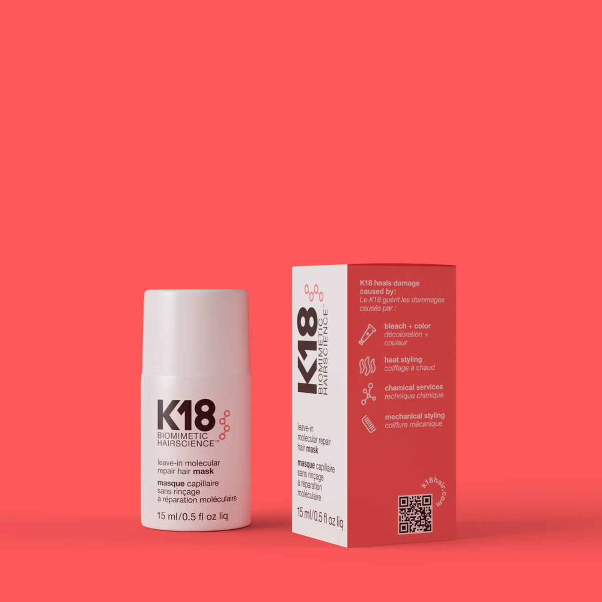 K18-31007 K18 Leave-In Molecular Repair Hair Mask (15mL)