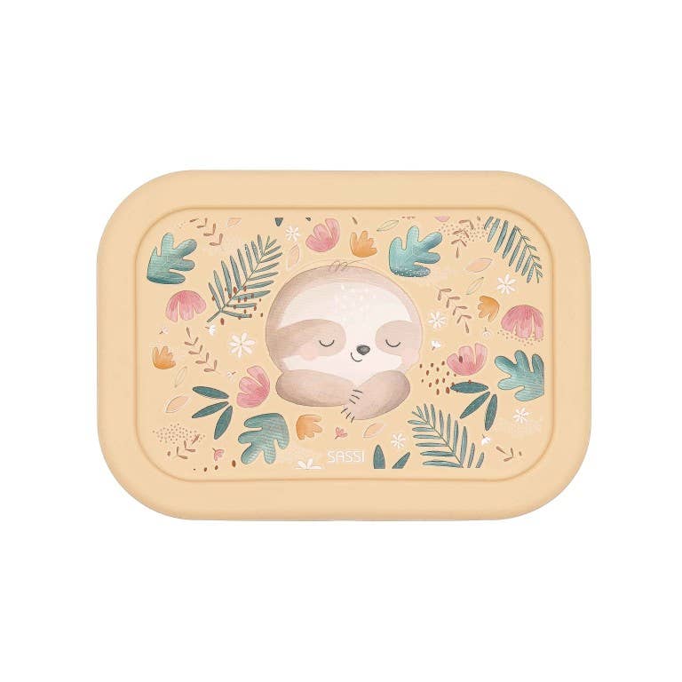 LFGB Silicone Lunch Box - Gnawy The Sloth