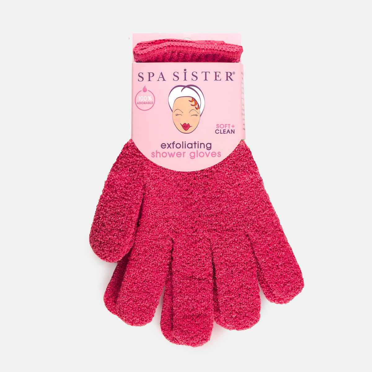 Exfoliating Shower Gloves 1pr.: BEIGE