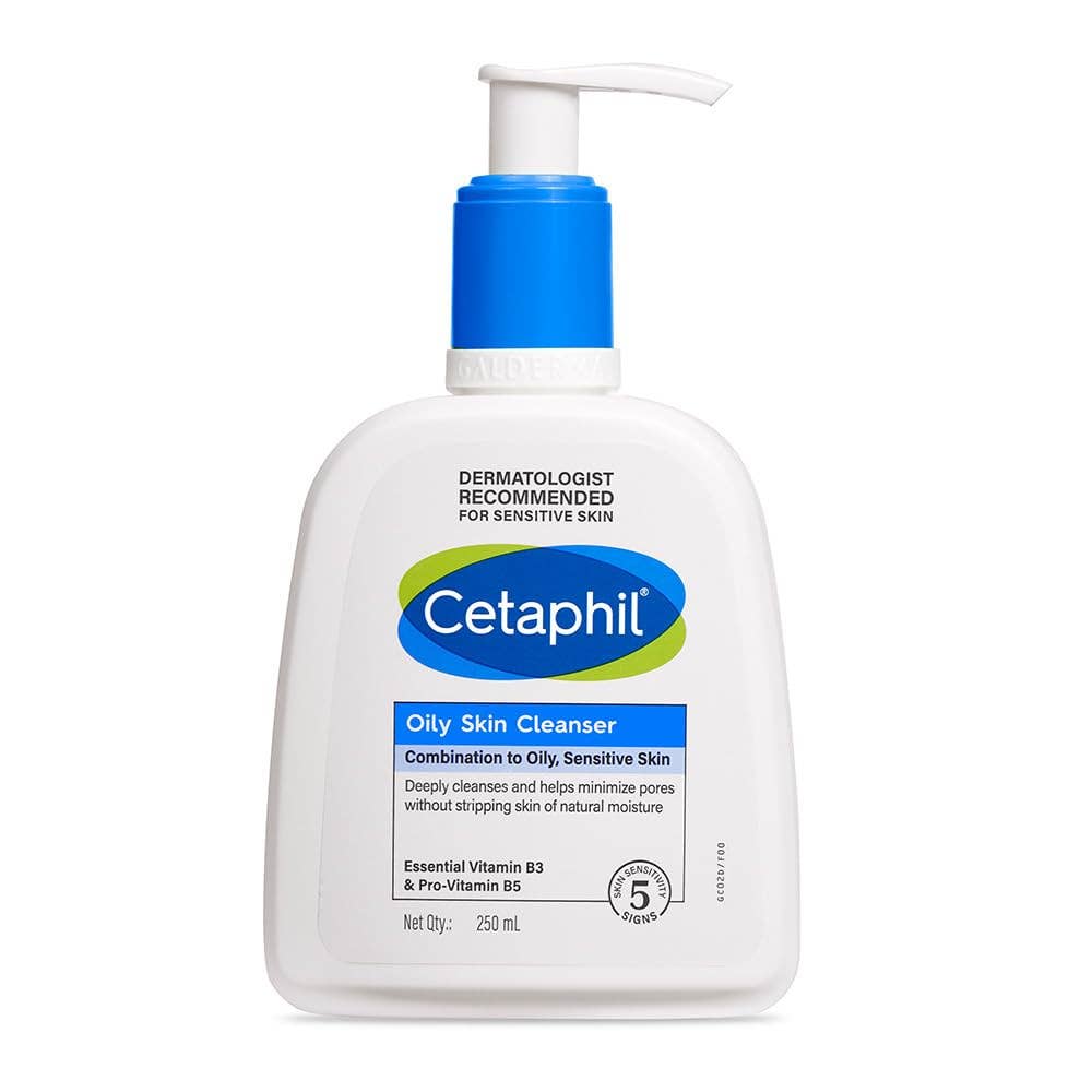 Cetaphil Oily Skin Cleanser , Daily Face Wash for Oily, Acne prone Skin , Gentle Foaming: 125 ml