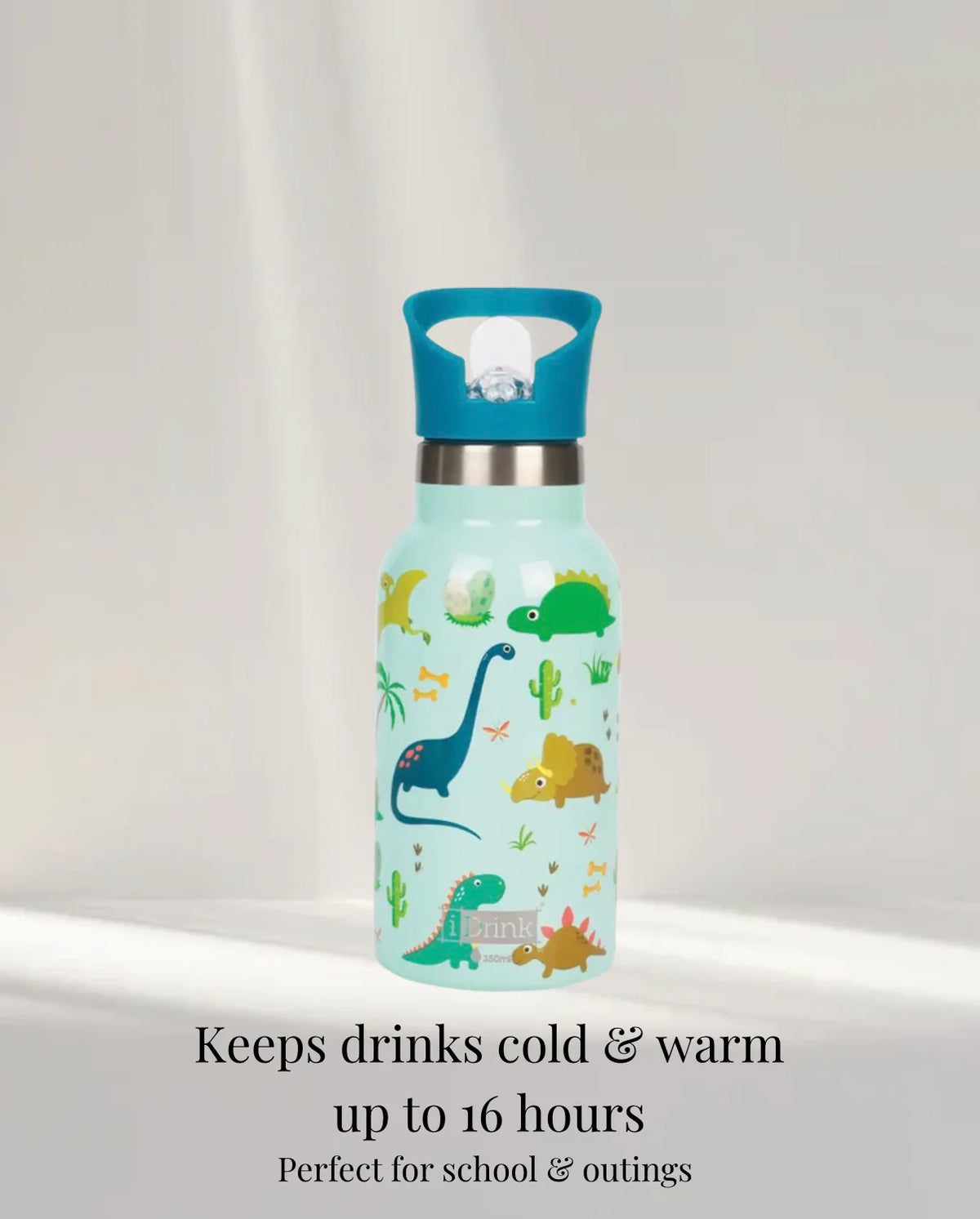 Kids Stainless Steel Water Bottle 350ml (8 Designs)