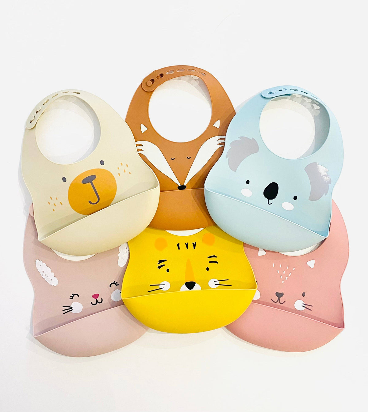 Animal bib: Koala - Sky Blue
