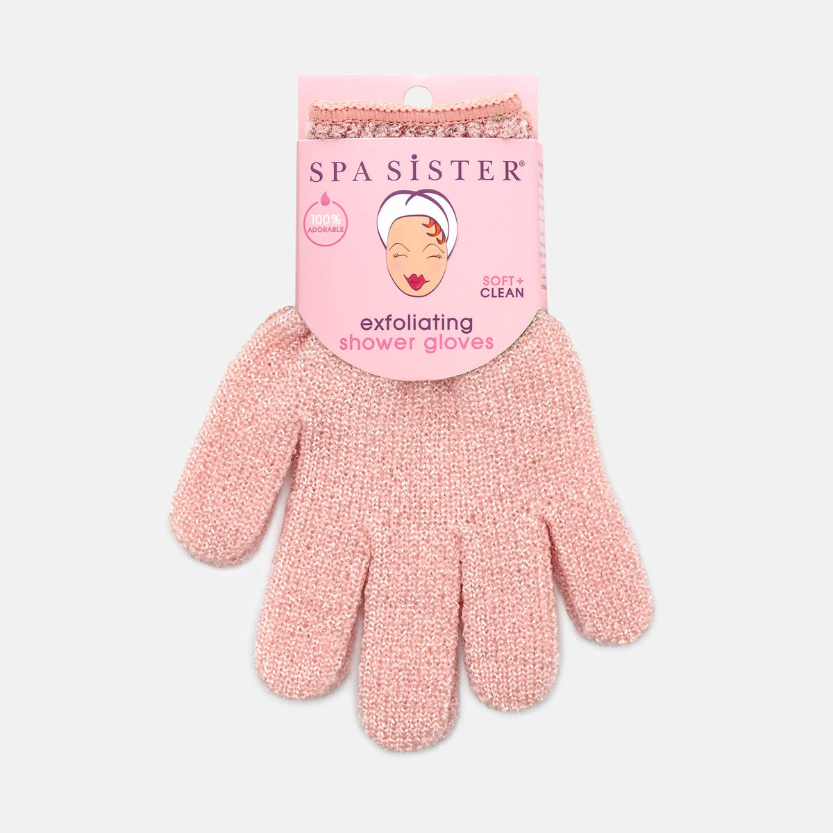 Exfoliating Shower Gloves 1pr.: BEIGE