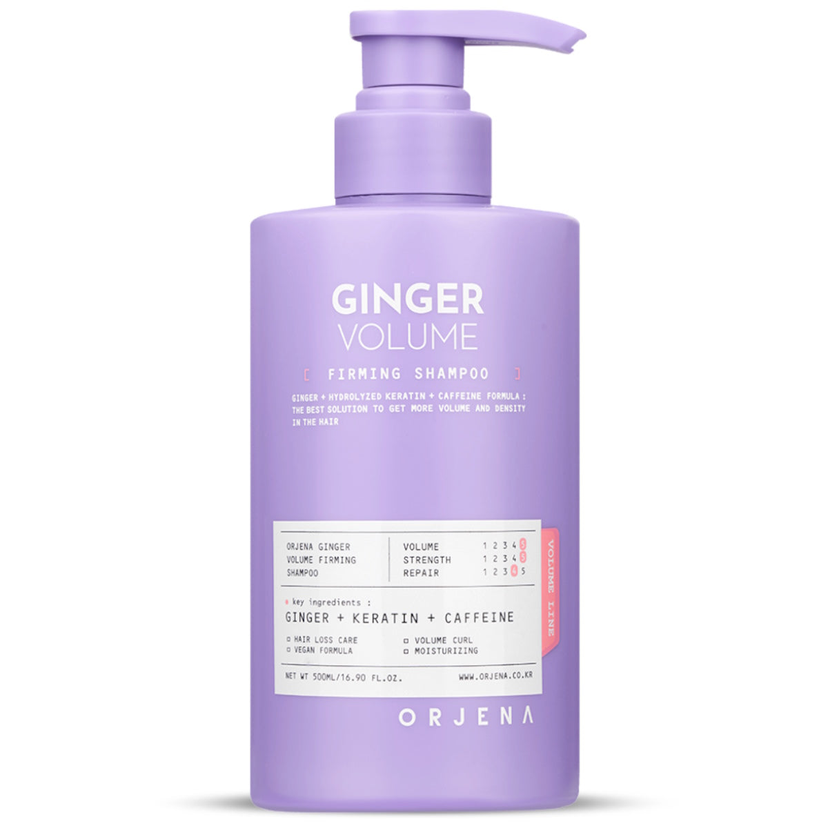 ORJENA Ginger Volume Firming Shampoo 500Ml