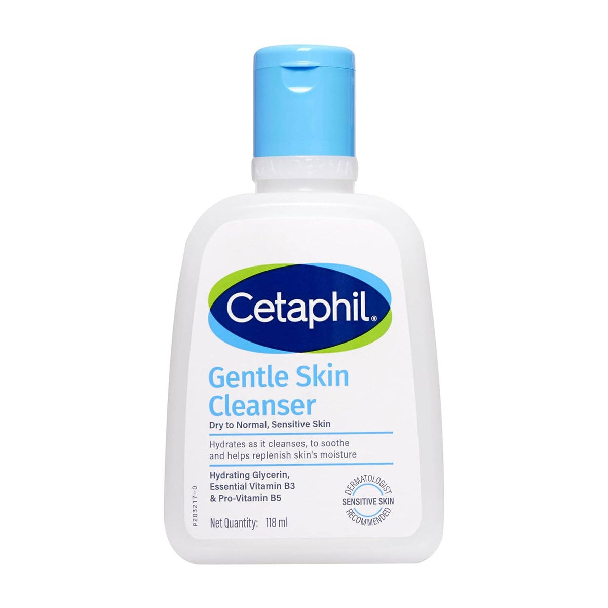 Cetaphil Paraben, Sulphate-Free Gentle Skin Hydrating Face Wash Cleanser with Niacinamide, Vitamin B5 for Dry to Normal, Sensitive Skin: 250 ml