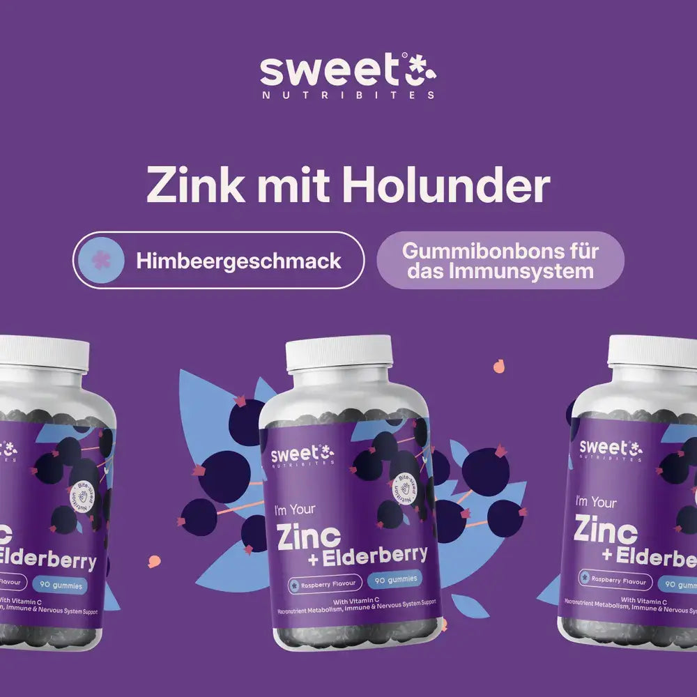 Sweet Nutribites | Zinc with Elderberry - 90 Gummy Candies