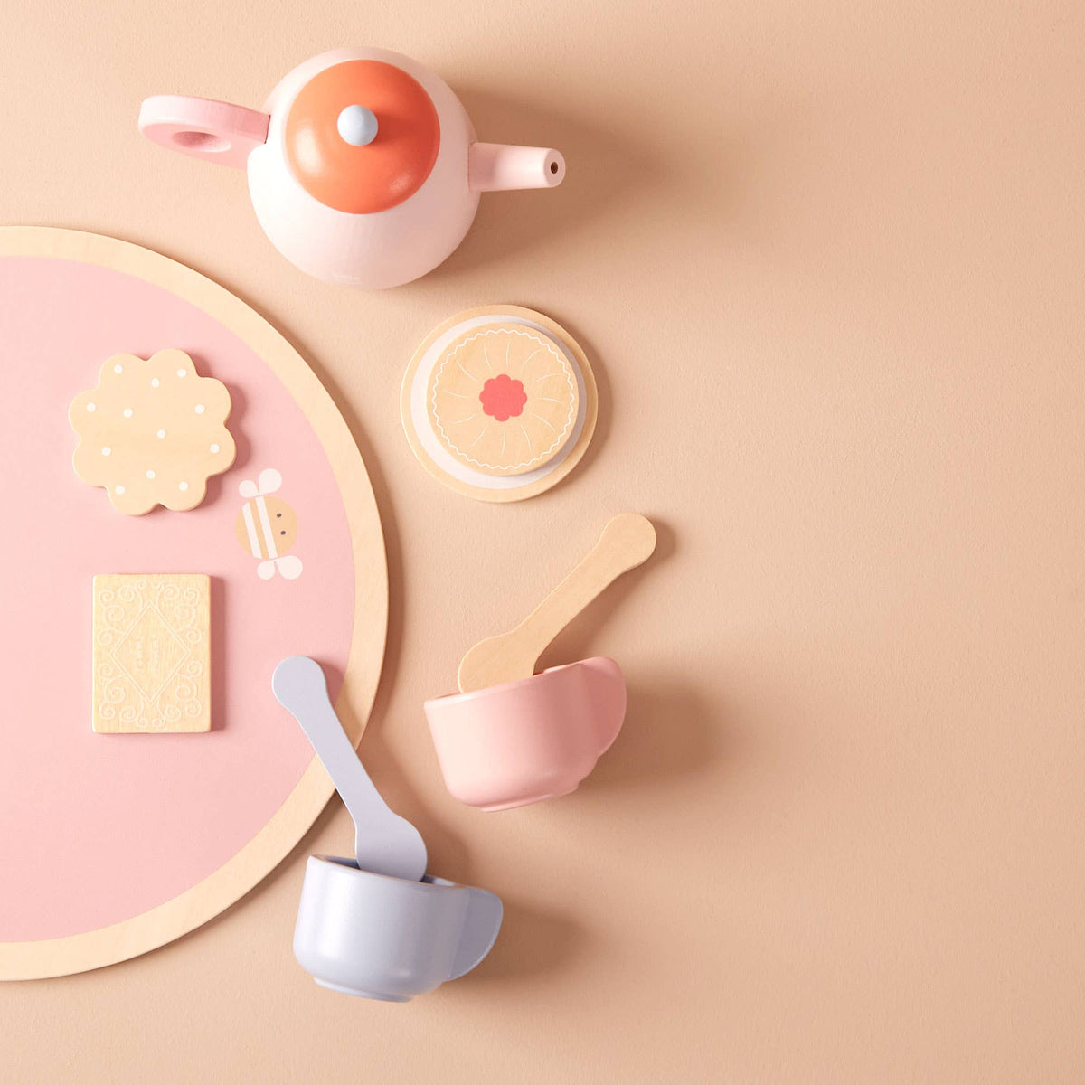Just Bee Kids Wooden Tea Set FSC