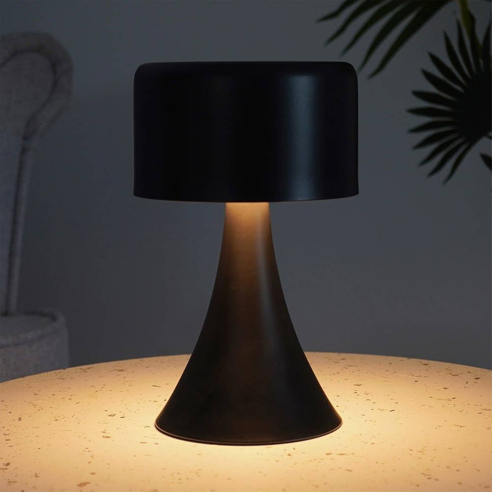 Bedside Lamp Metal Black Wireless 20.5 cm 569945
