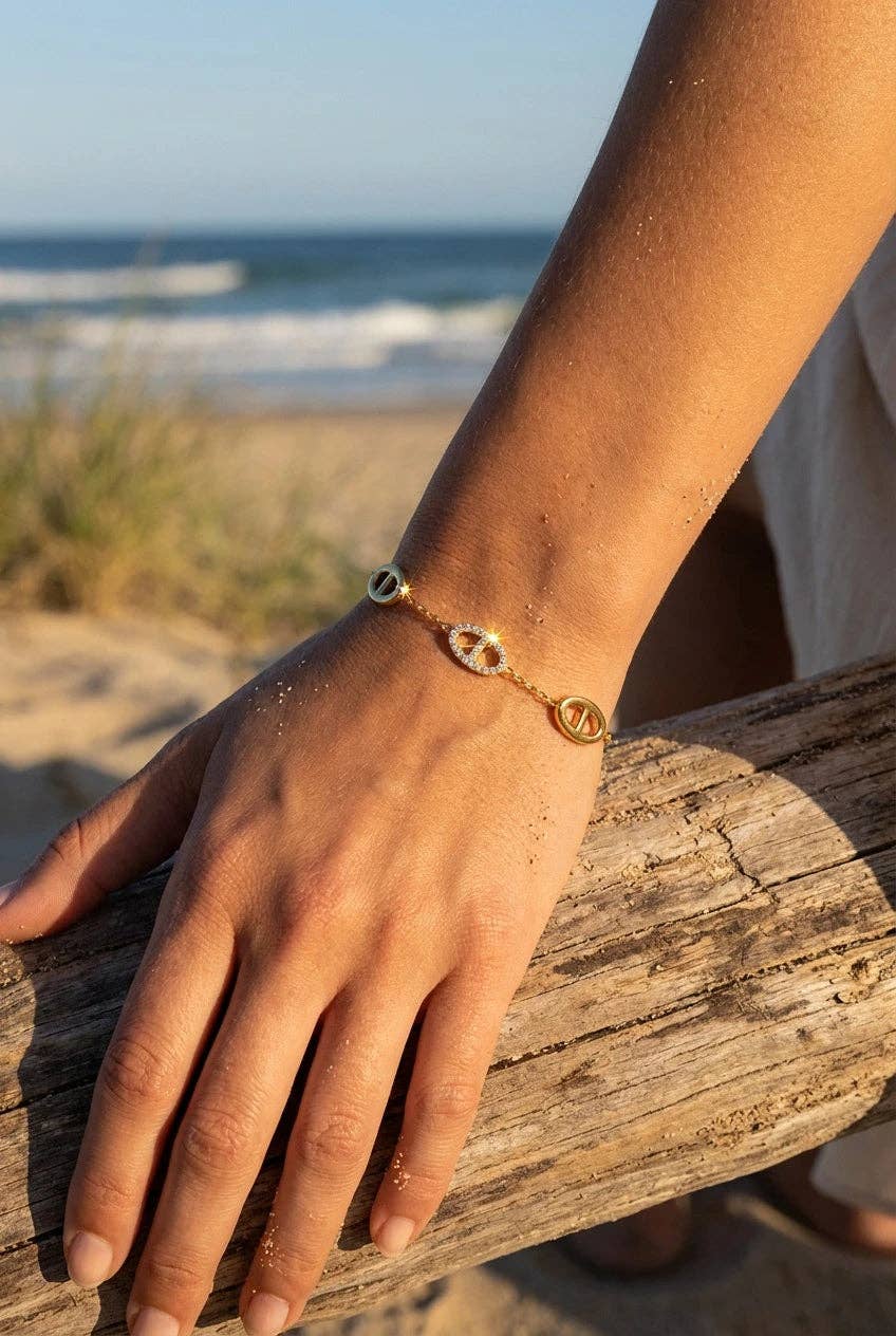 Stainless steel bracelets: ARGENT