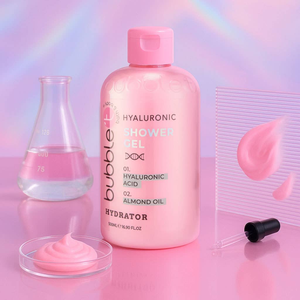 Hyaluronic Acid & Almond Oil Shower Gel (500ml)