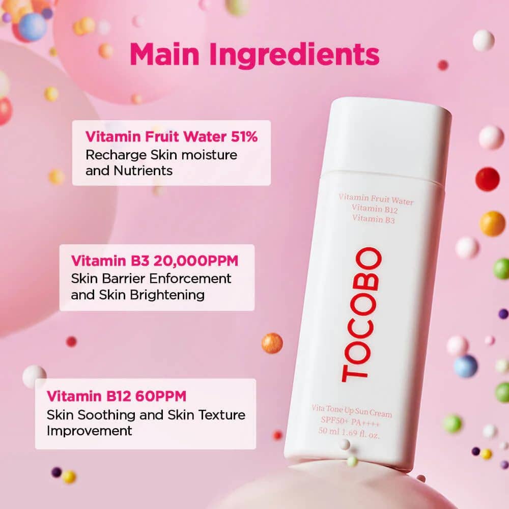 TOCOBO Vita Tone Up Sun Cream SPF50+ PA++++ 50ml