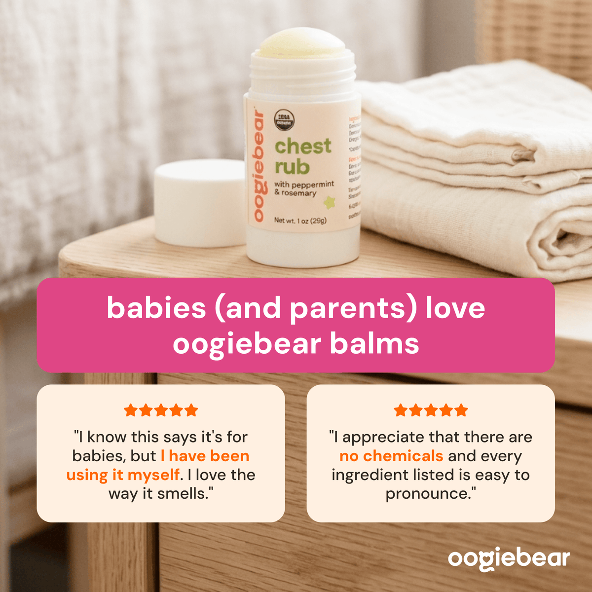 Oogiebear chest rub