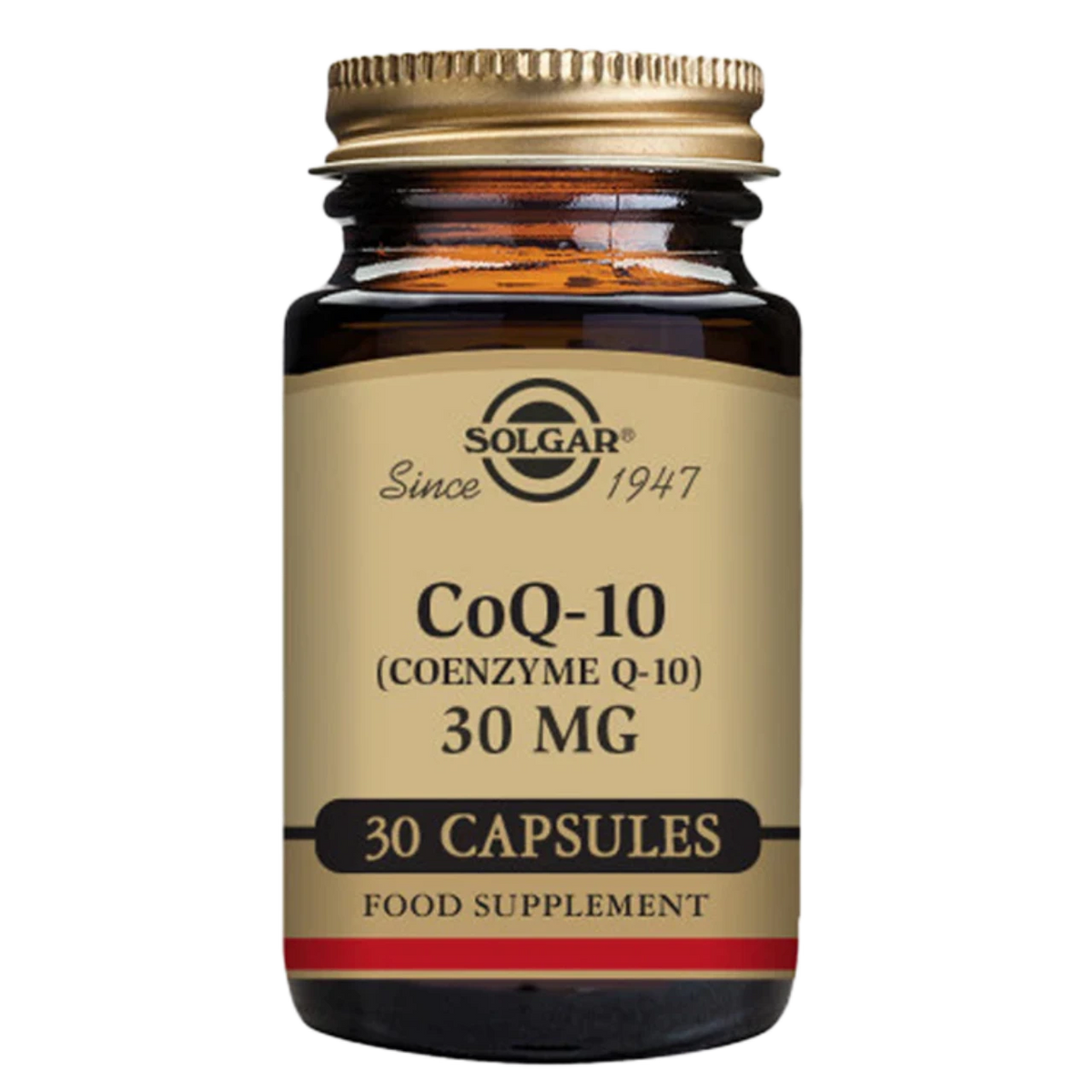 Solgar CoQ-10 30 mg Vegetable Capsules for cellular health and energy