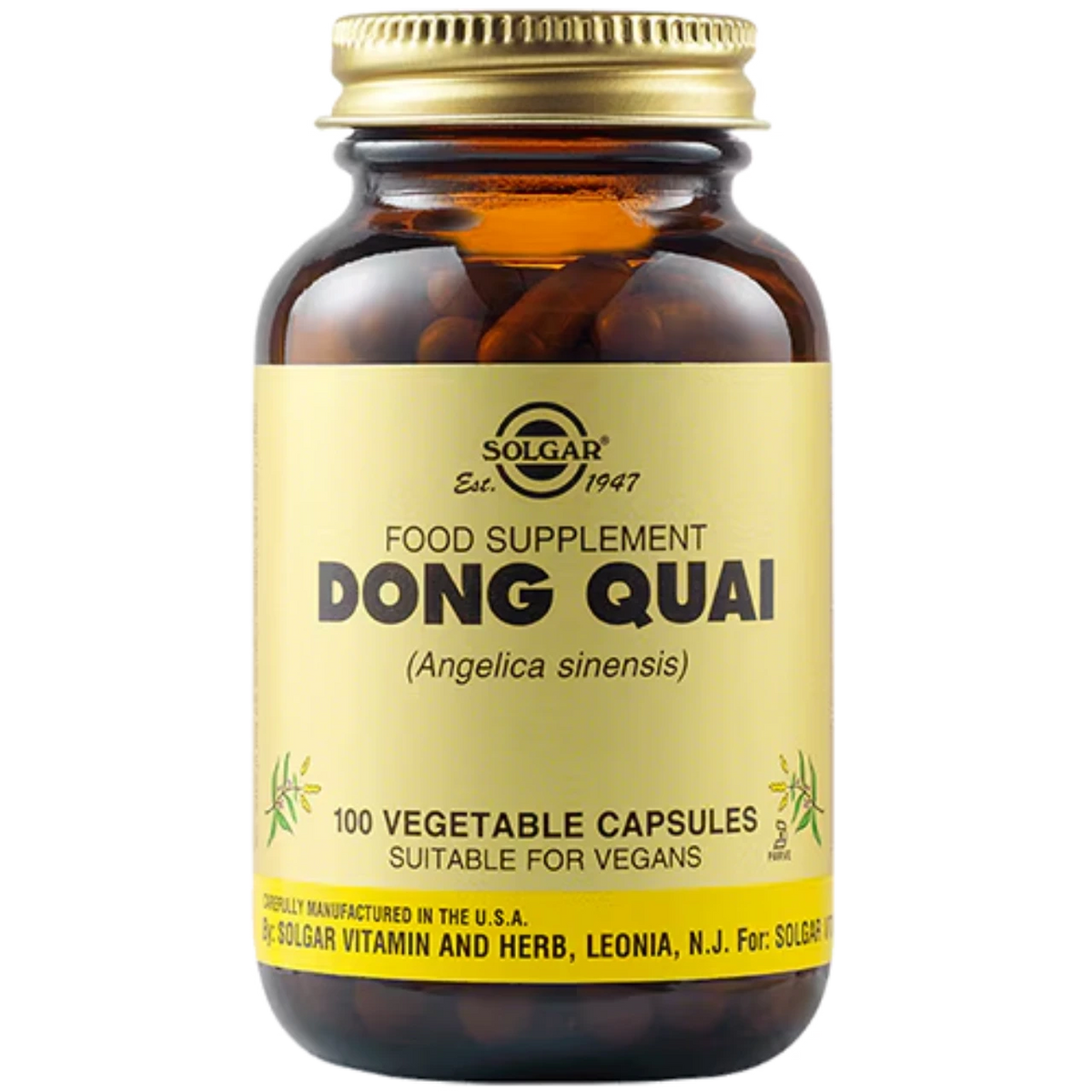 Solgar Dong Quai supplement for women's health and well-being