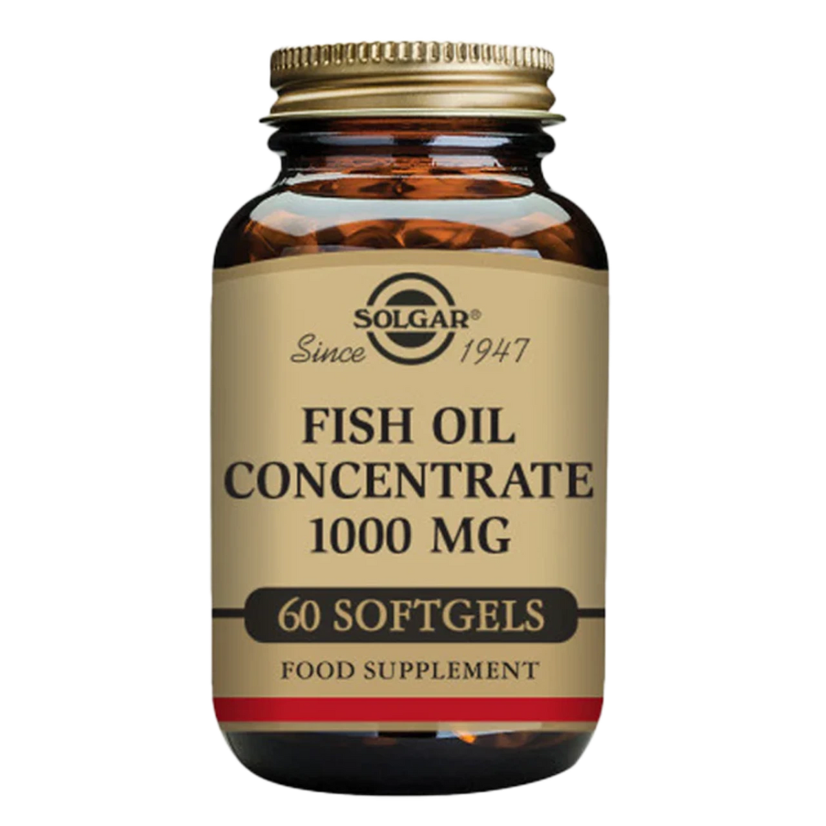Solgar Fish Oil Concentrate 1000 mg - Natural source of Omega-3 EPA and DHA for heart health.