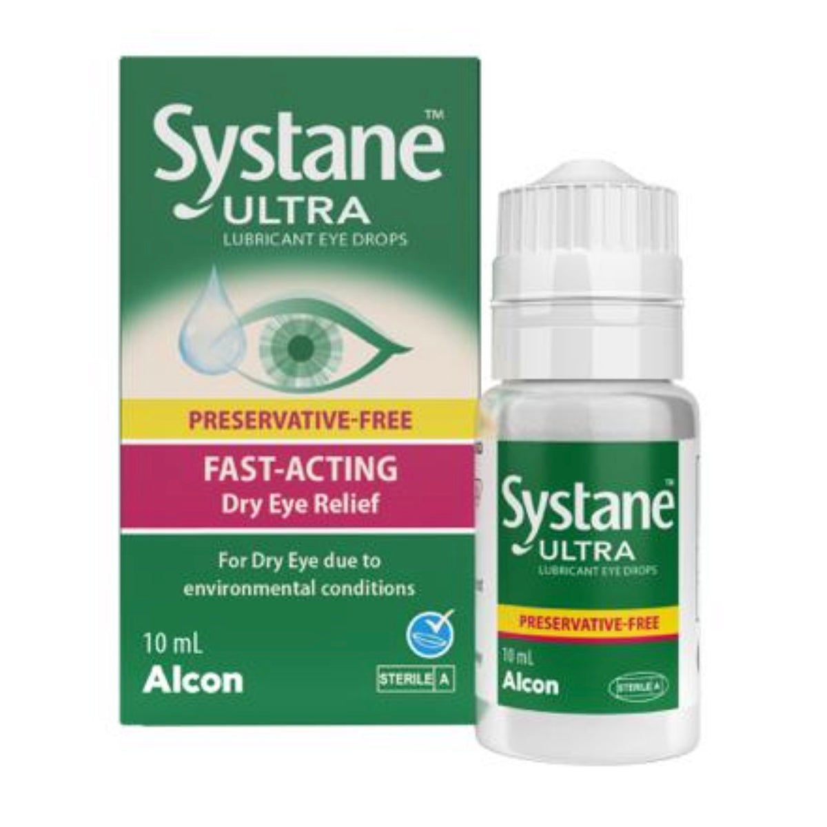 Alcon Systane® Ultra Preservative-Free Eye Drops 10 ml
