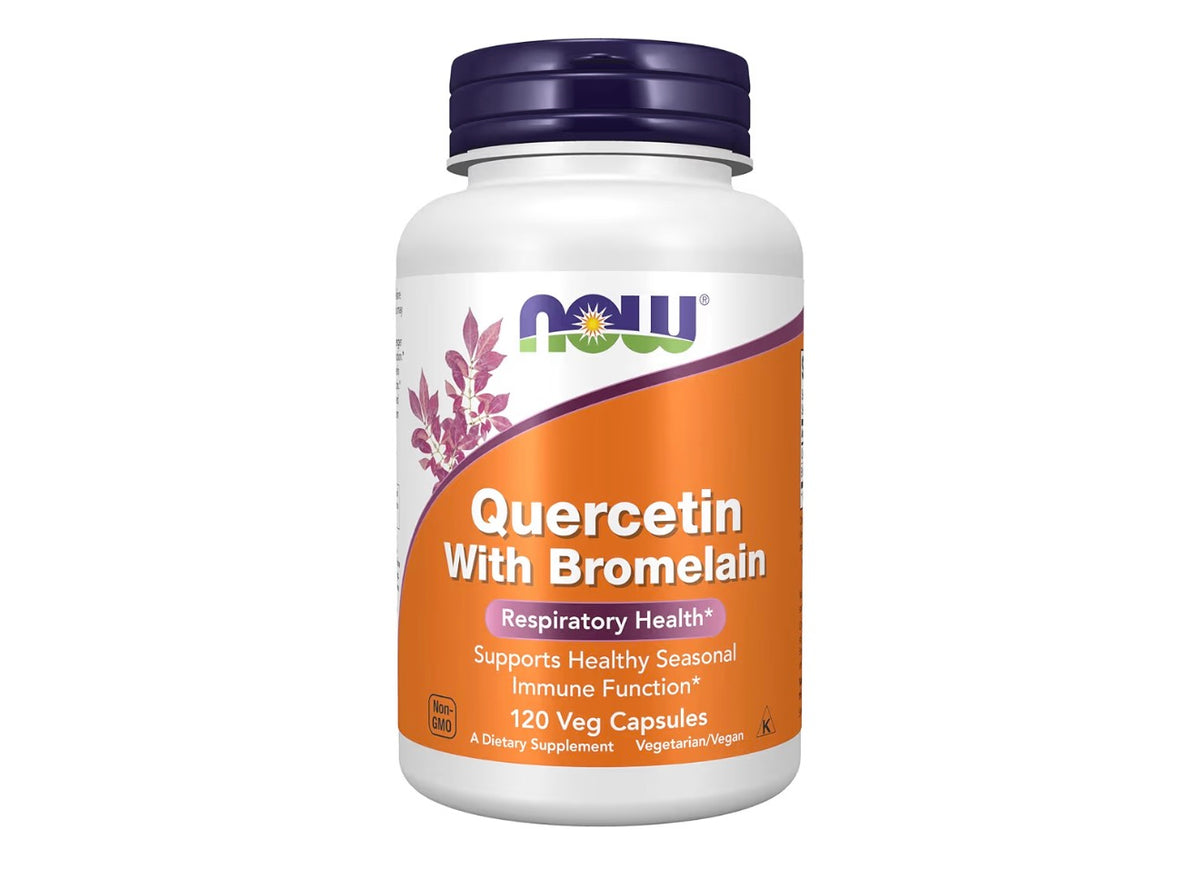 NOW Foods Quercetin with Bromelain - 120 Capsules