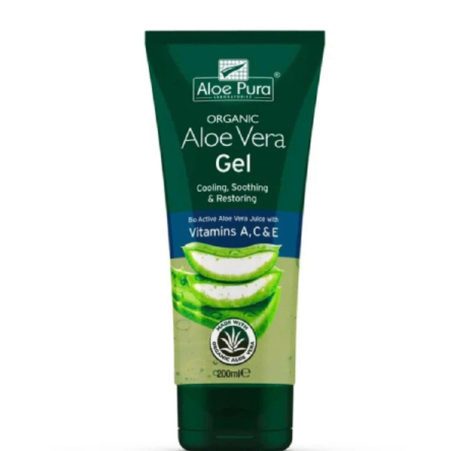 Optima Aloe Pura Organic Aloe Vera Gel with Vitamins A, C & E 200ml