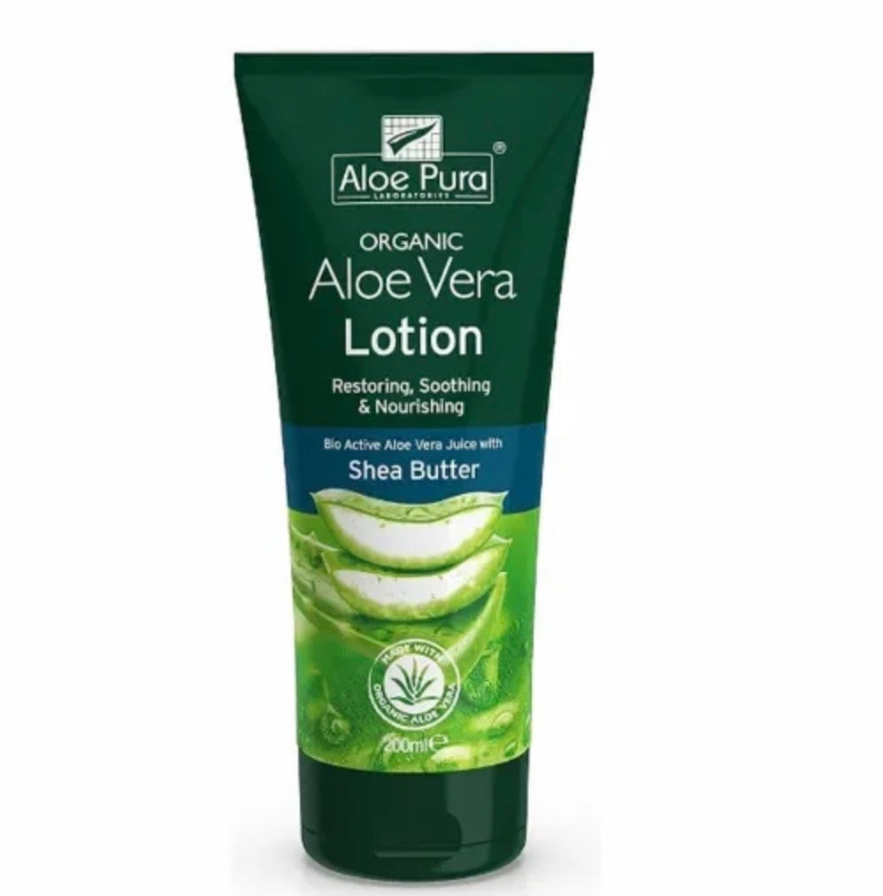 Optima Aloe Pura Organic Aloe Vera Lotion 99.9% 200ml