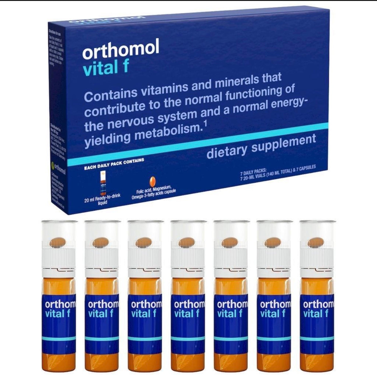 Orthomol Vital F Vials & Capsules 30 Days