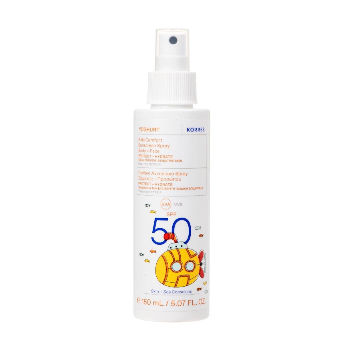 Korres Yoghurt Kids Sunscreen Spray SPF50 150ml