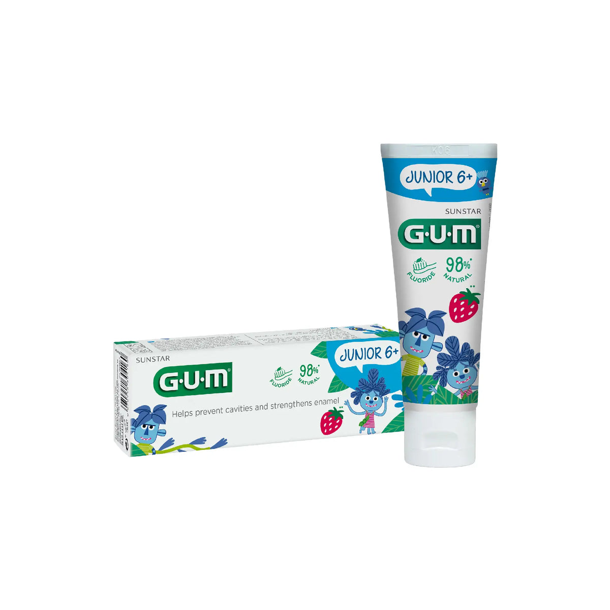 GUM Junior Toothpaste for children's cavity protection and healthy oral care.
