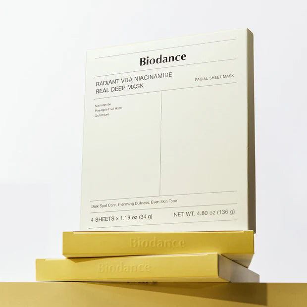 Biodance Radiant Vita Niacinamide Real Deep Mask 34g (4 sheets)