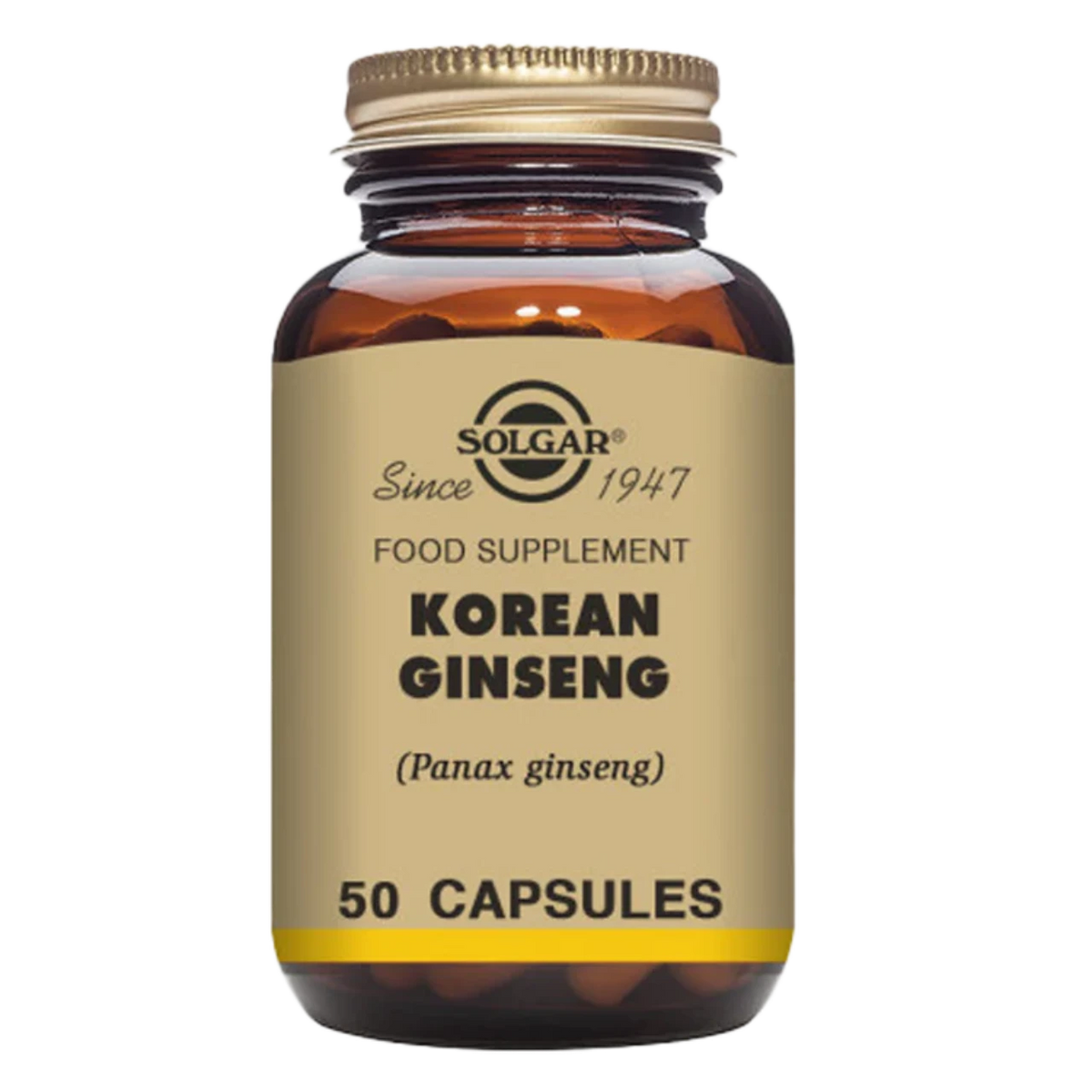 Solgar Korean Ginseng - Enhances energy, mental clarity, and vitality.