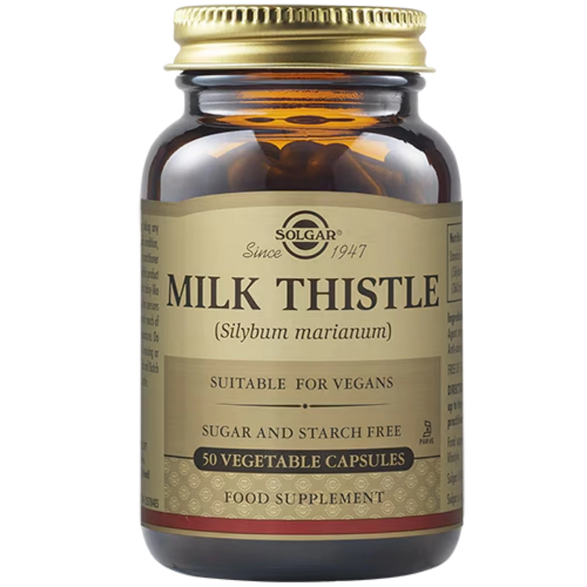 Solgar Milk Thistle - Promotes liver health and detoxification.