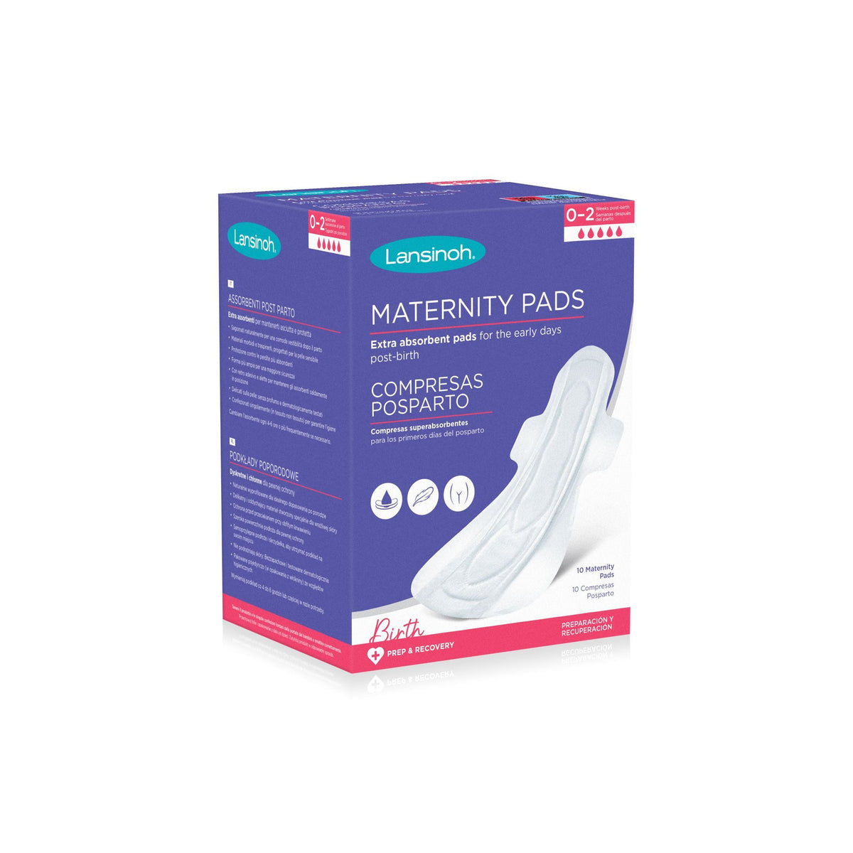 Lansinoh Maternity Pad Size L 10 pieces