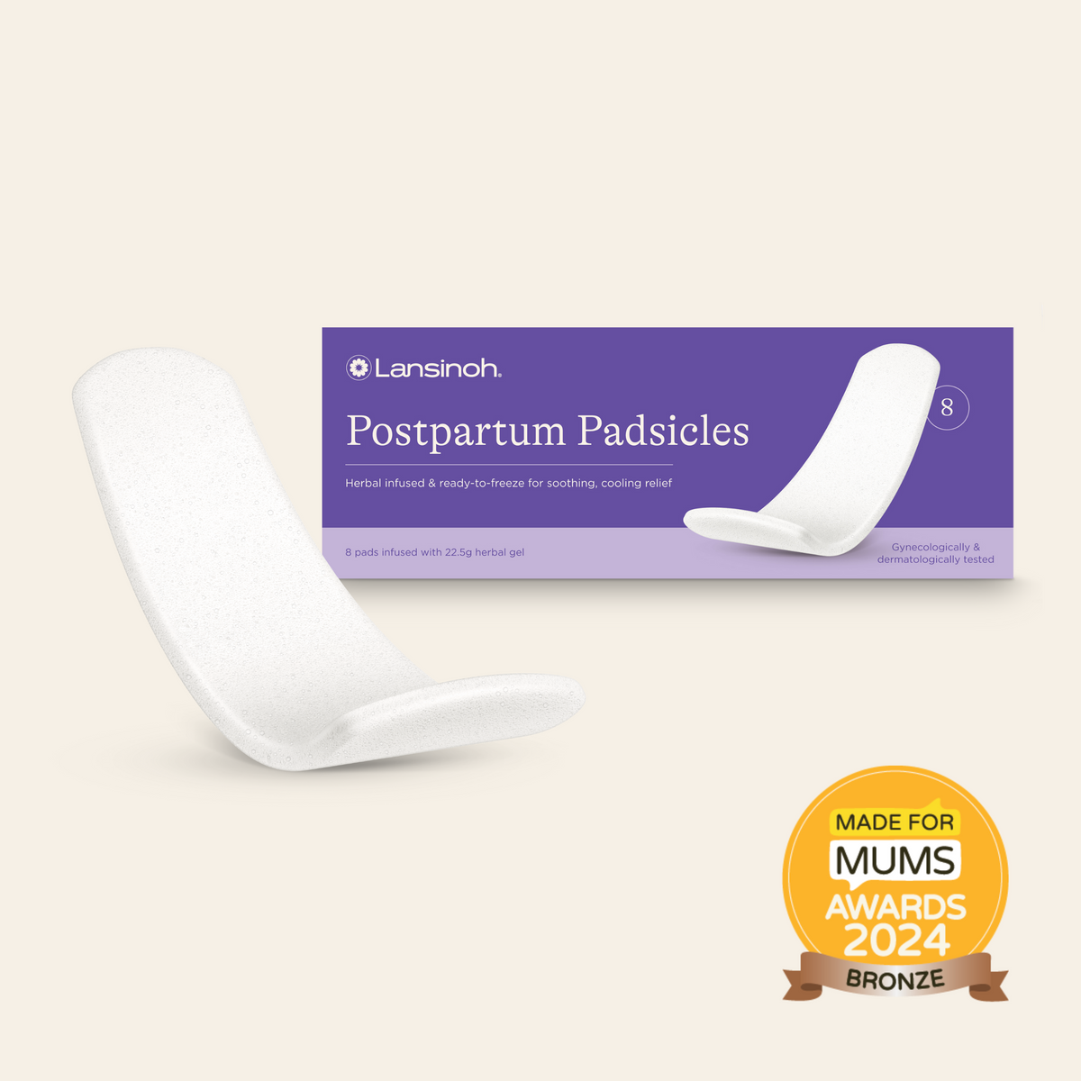 Lansinoh Postpartum Padsicles 8pcs