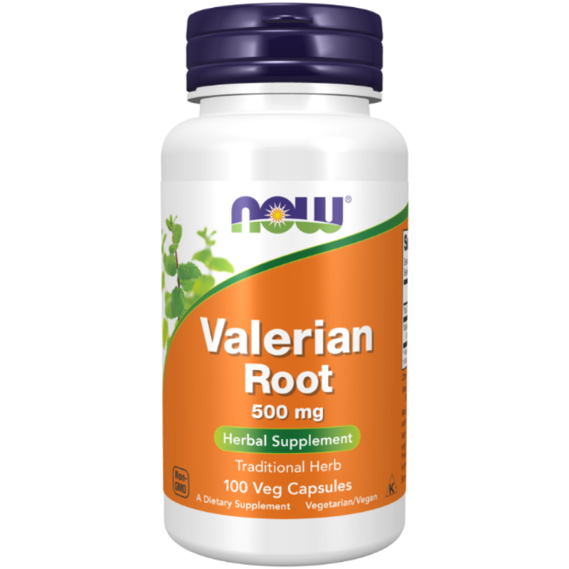 NOW Foods Valerian Root 500 mg Veg Capsules - Promotes relaxation.