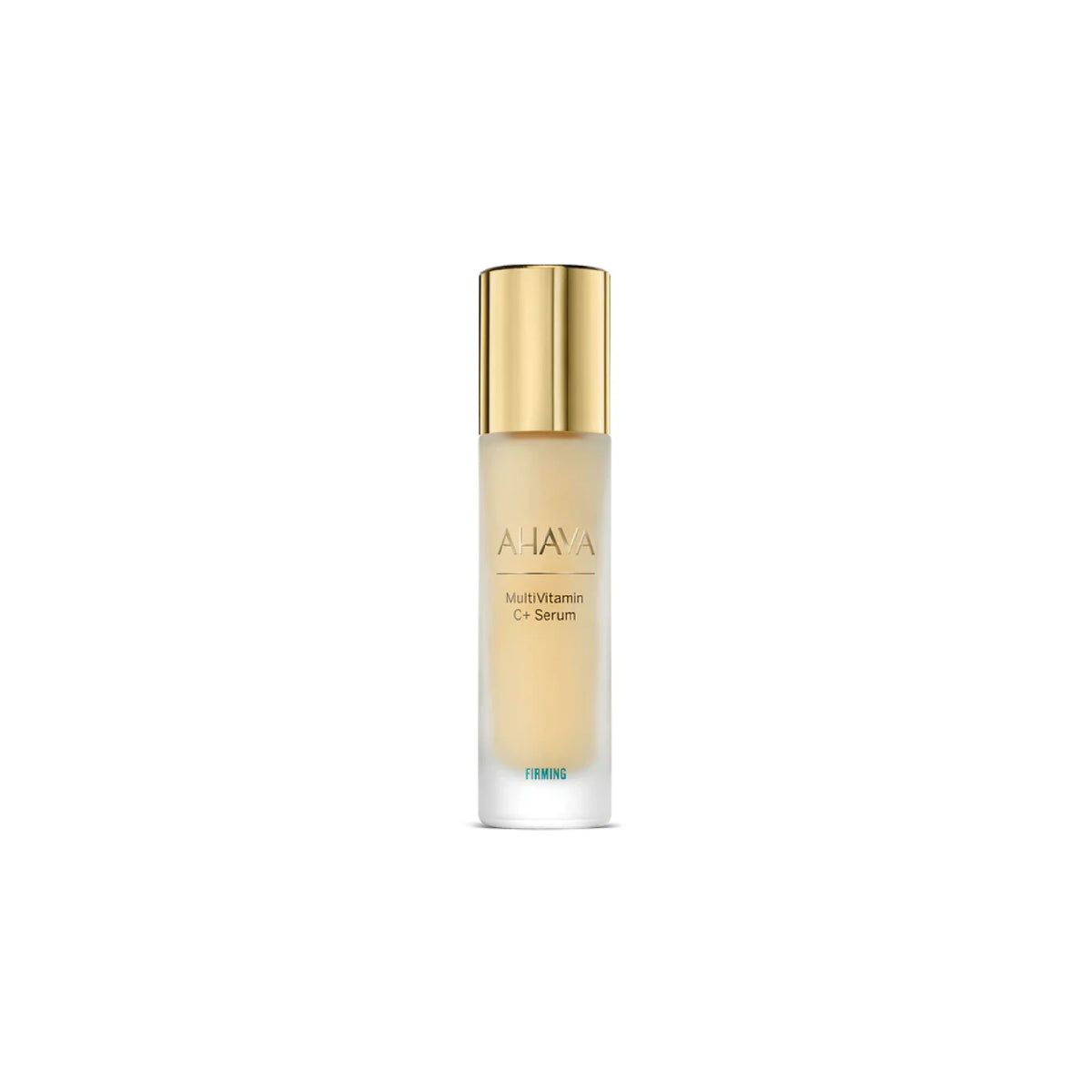 Ahava MultiVitamin C+ Firming Serum bottle with sleek design, symbolizing hydration and radiance.