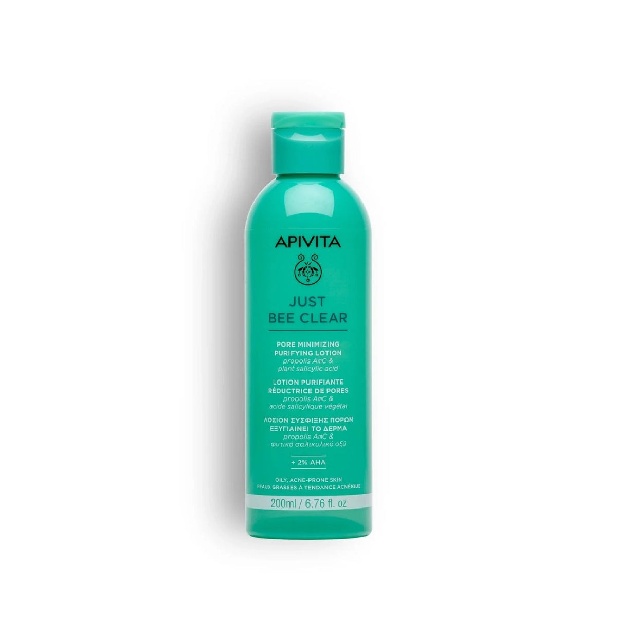 Apivita Just Bee Clear Pore Minimizing Purifying Lotion - pore-refining and mattifying toner for oily skin.